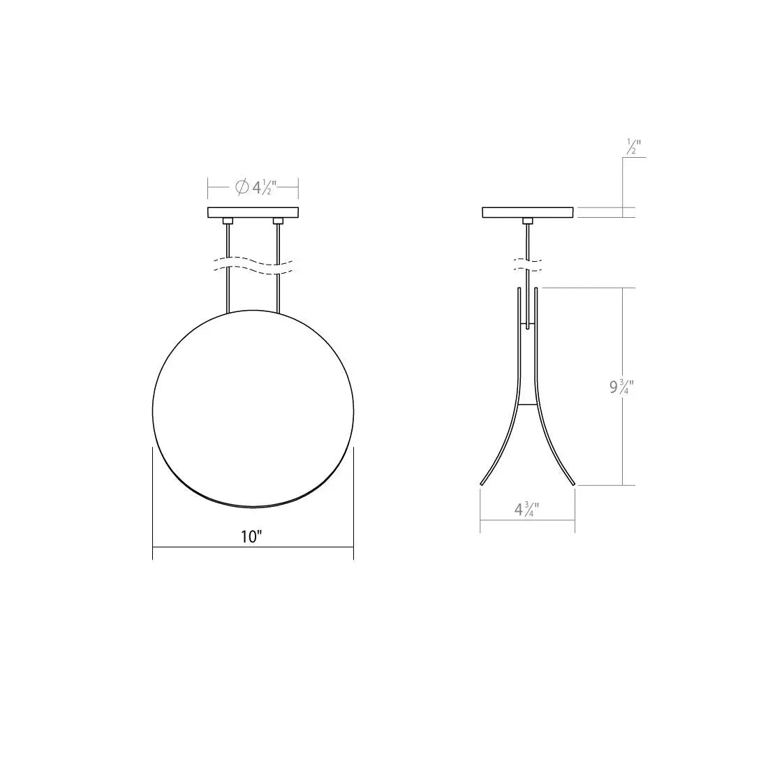 Sonneman - Disques Malibu LED Suspension - 1766.03 | Montreal Luminaire & Quincaillerie
