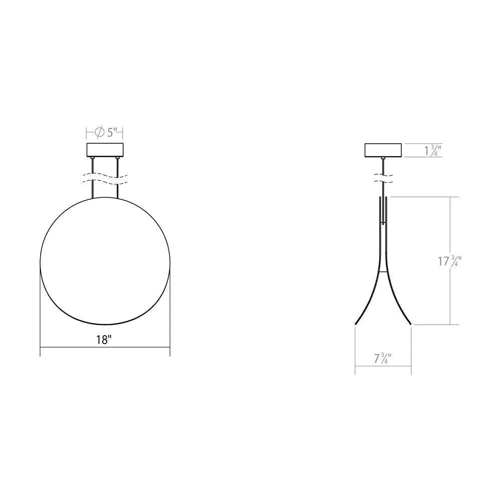 Sonneman - Disques Malibu LED Suspension - 1768.03 | Montreal Luminaire & Quincaillerie
