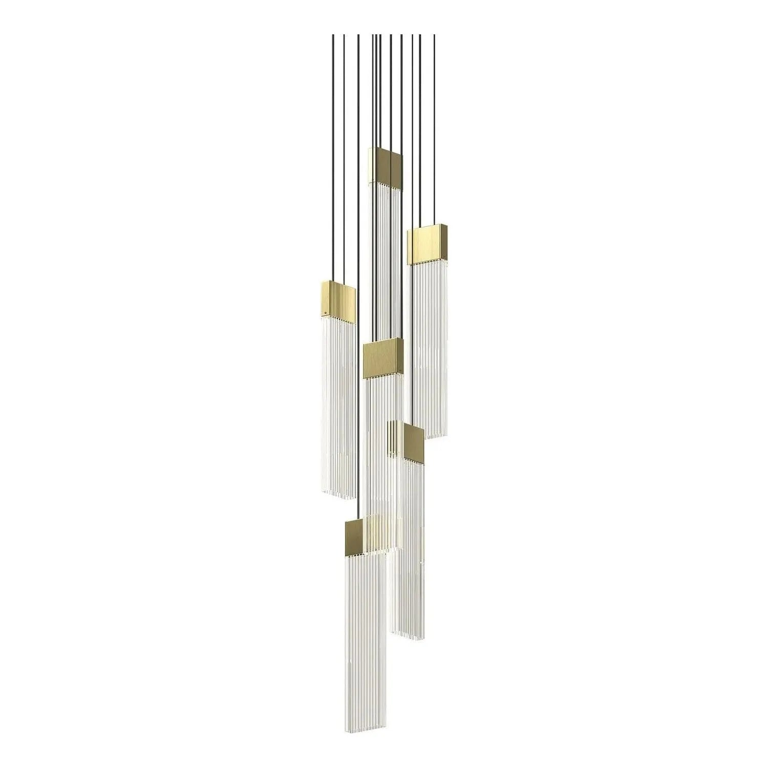 Sonneman - V Panels LED Chandelier - 3095.14 | Montreal Lighting & Hardware