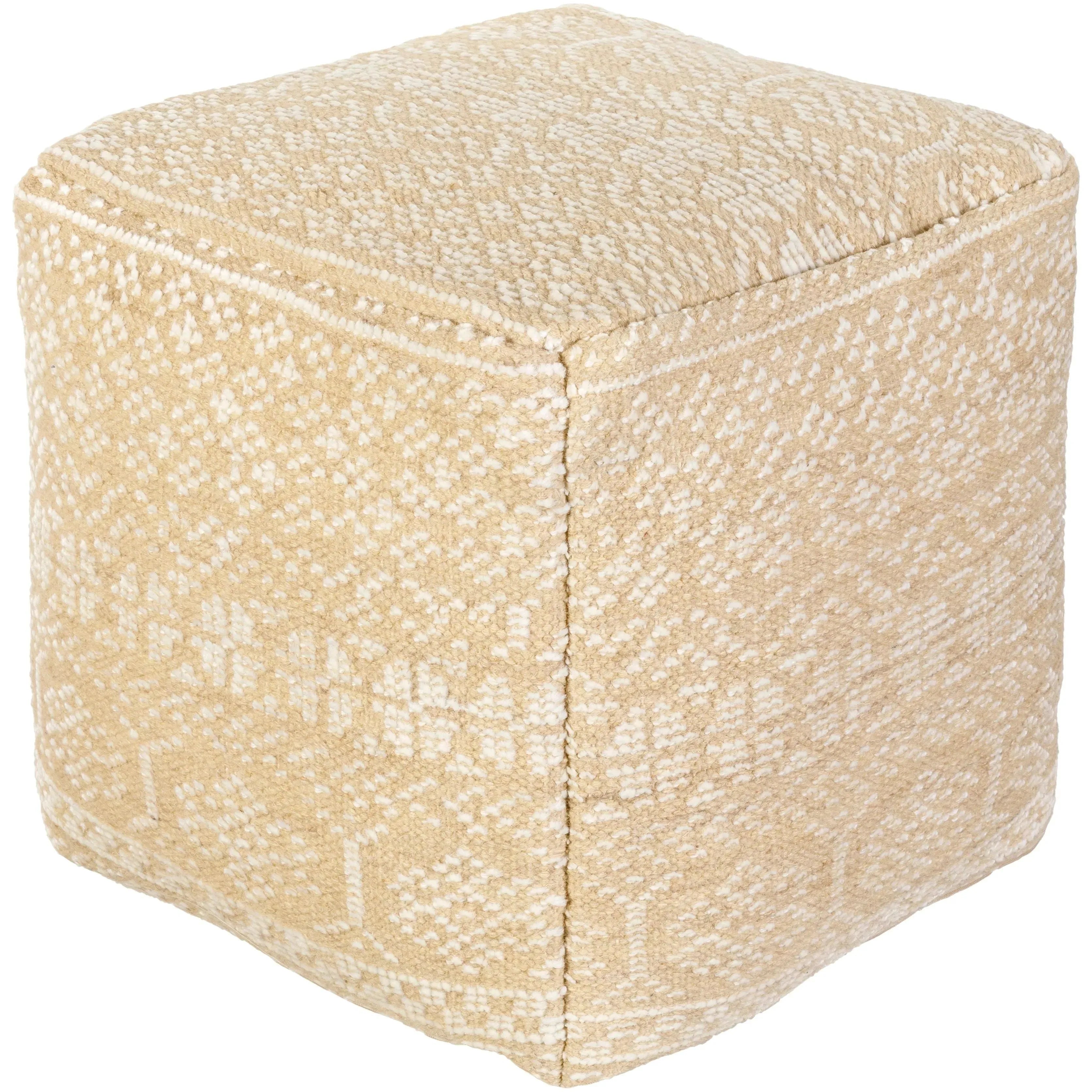 Surya - Nobel Pouf - NBPF002-181818 | Montreal Lighting & Hardware