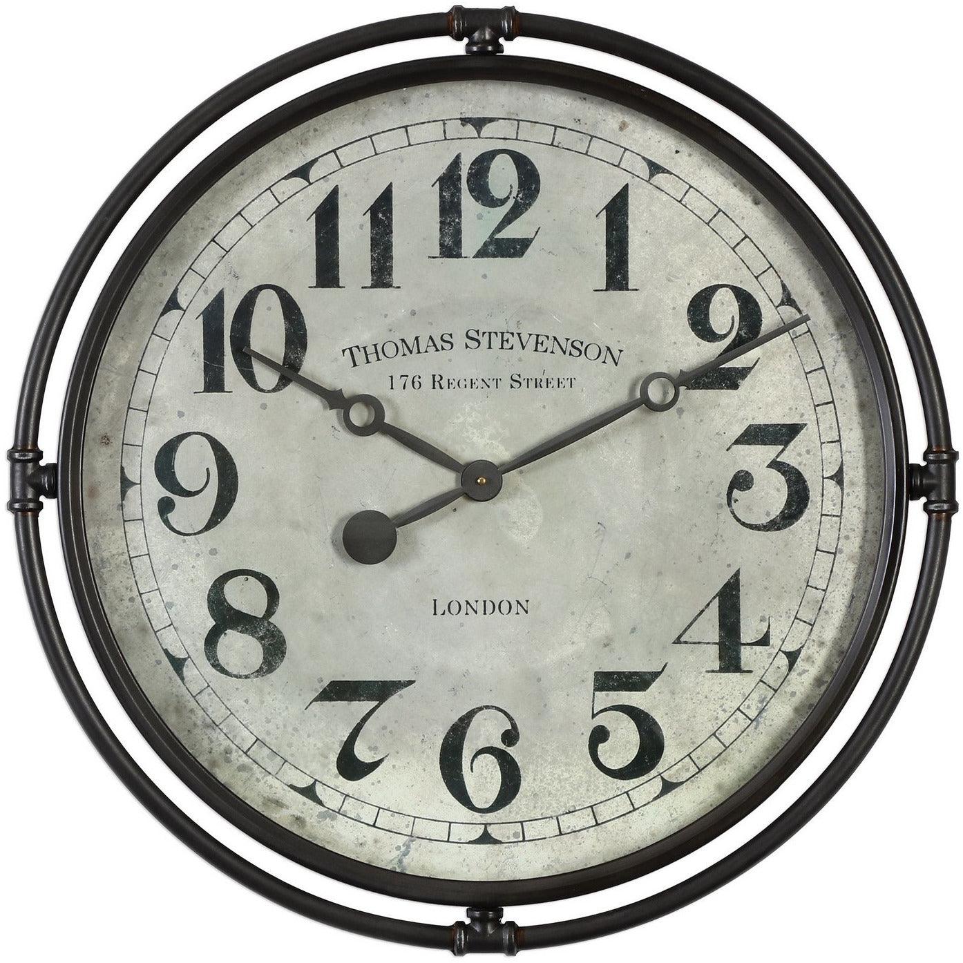 The Uttermost - Nakul Wall Clock - 06449 | Montreal Lighting & Hardware