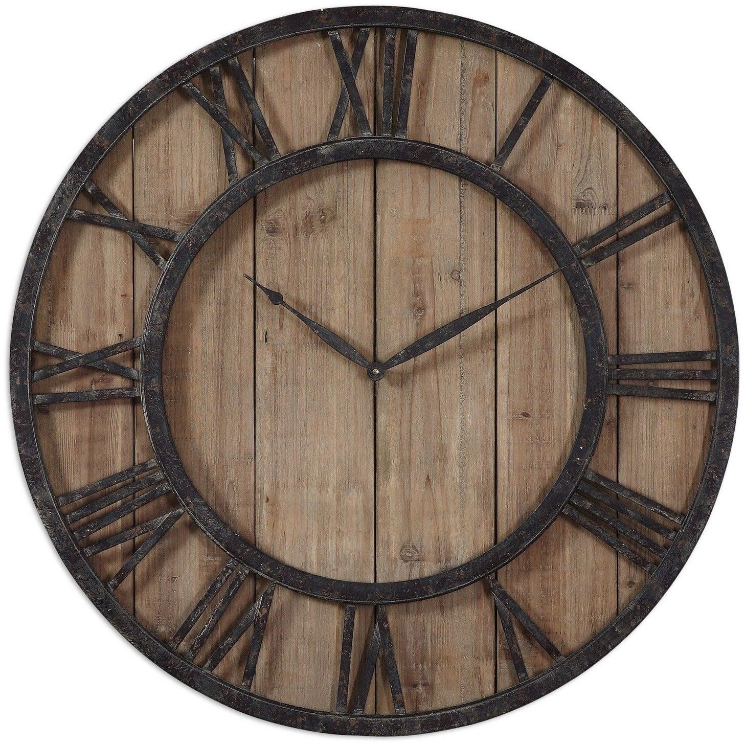 The Uttermost - Powell Wall Clock - 06344 | Montreal Lighting & Hardware