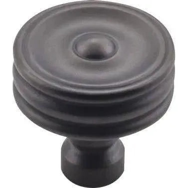 Top Knobs - Brixton Ridged Knob - TK881SAB | Montreal Lighting & Hardware