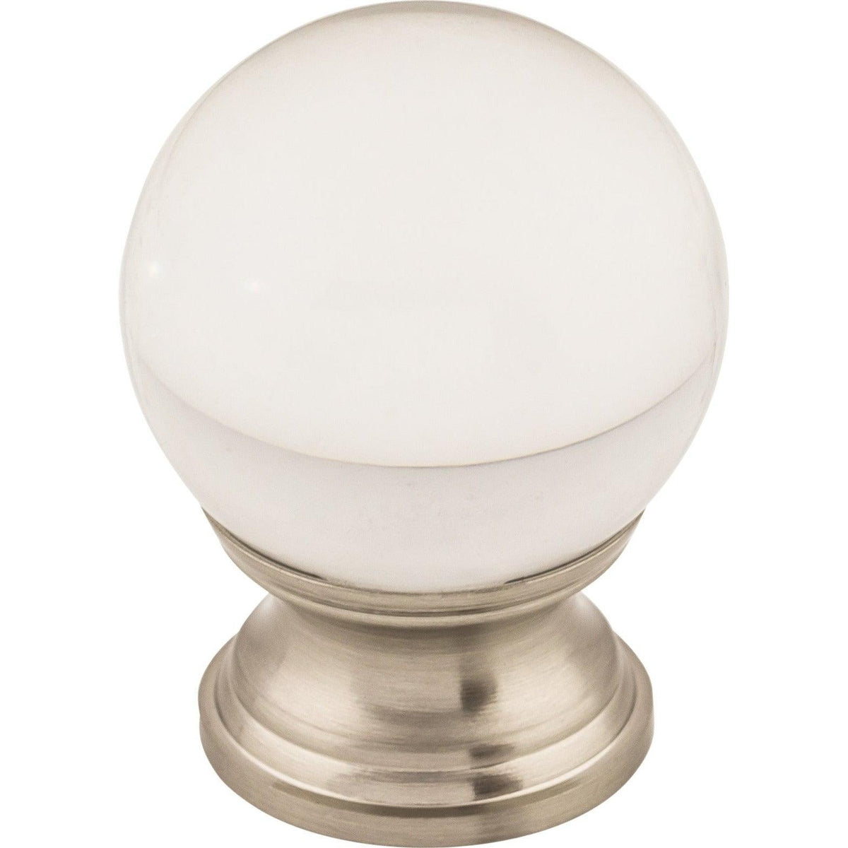 Top Knobs - Clarity Clear Glass Knob - TK841BSN | Montreal Lighting & Hardware