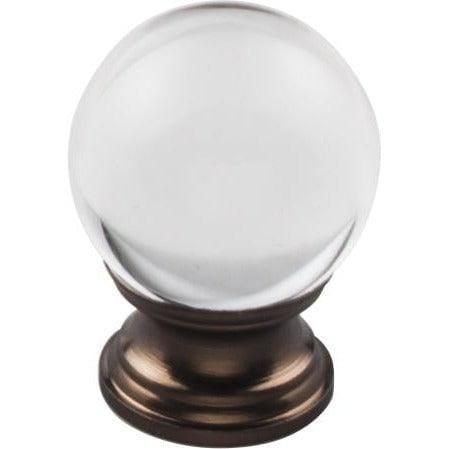 Top Knobs - Clarity Clear Glass Knob - TK841ORB | Montreal Lighting & Hardware