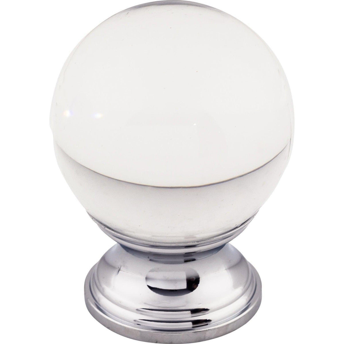 Top Knobs - Clarity Clear Glass Knob - TK842PC | Montreal Lighting & Hardware