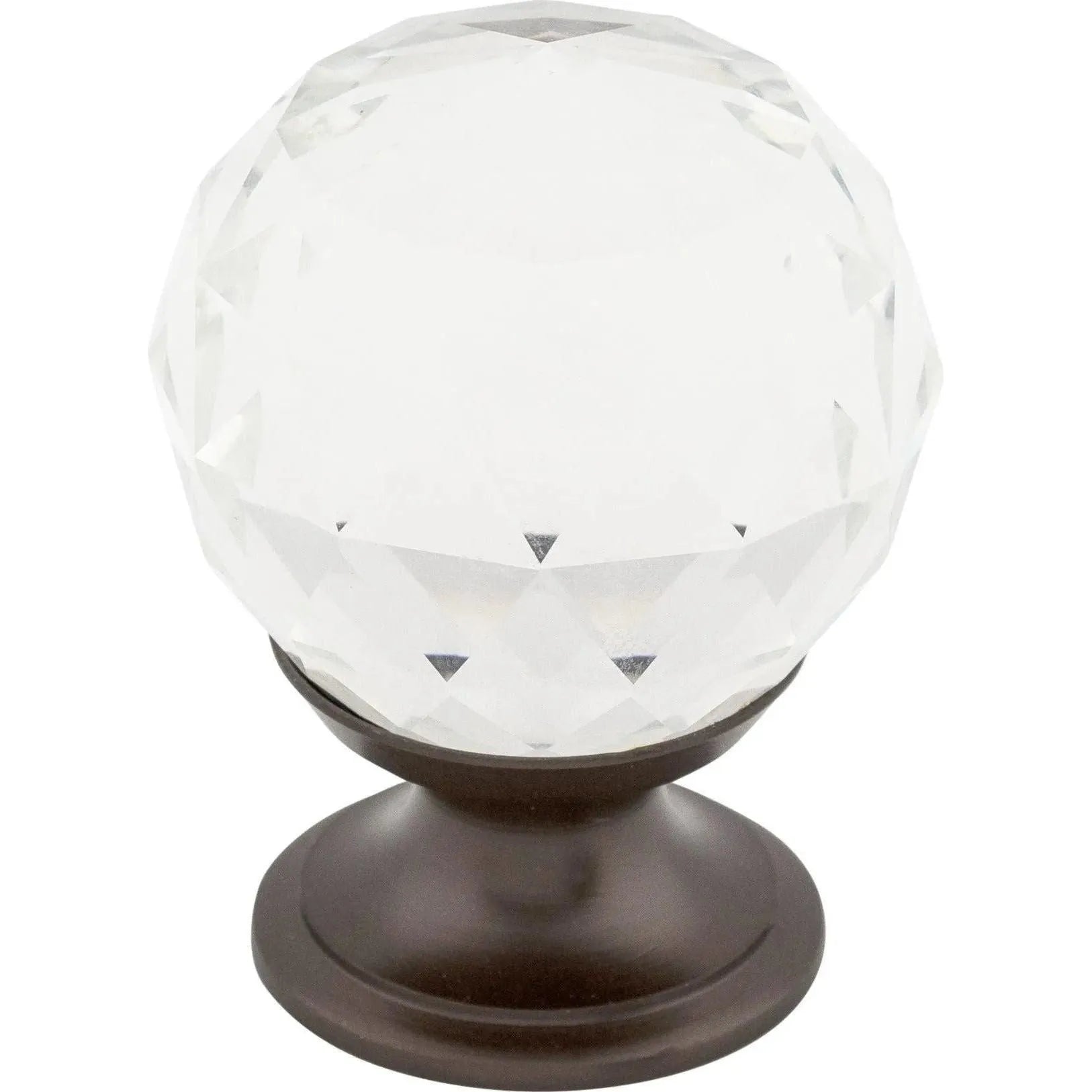 Top Knobs - Clear Crystal Knob - TK125ORB | Montreal Lighting & Hardware