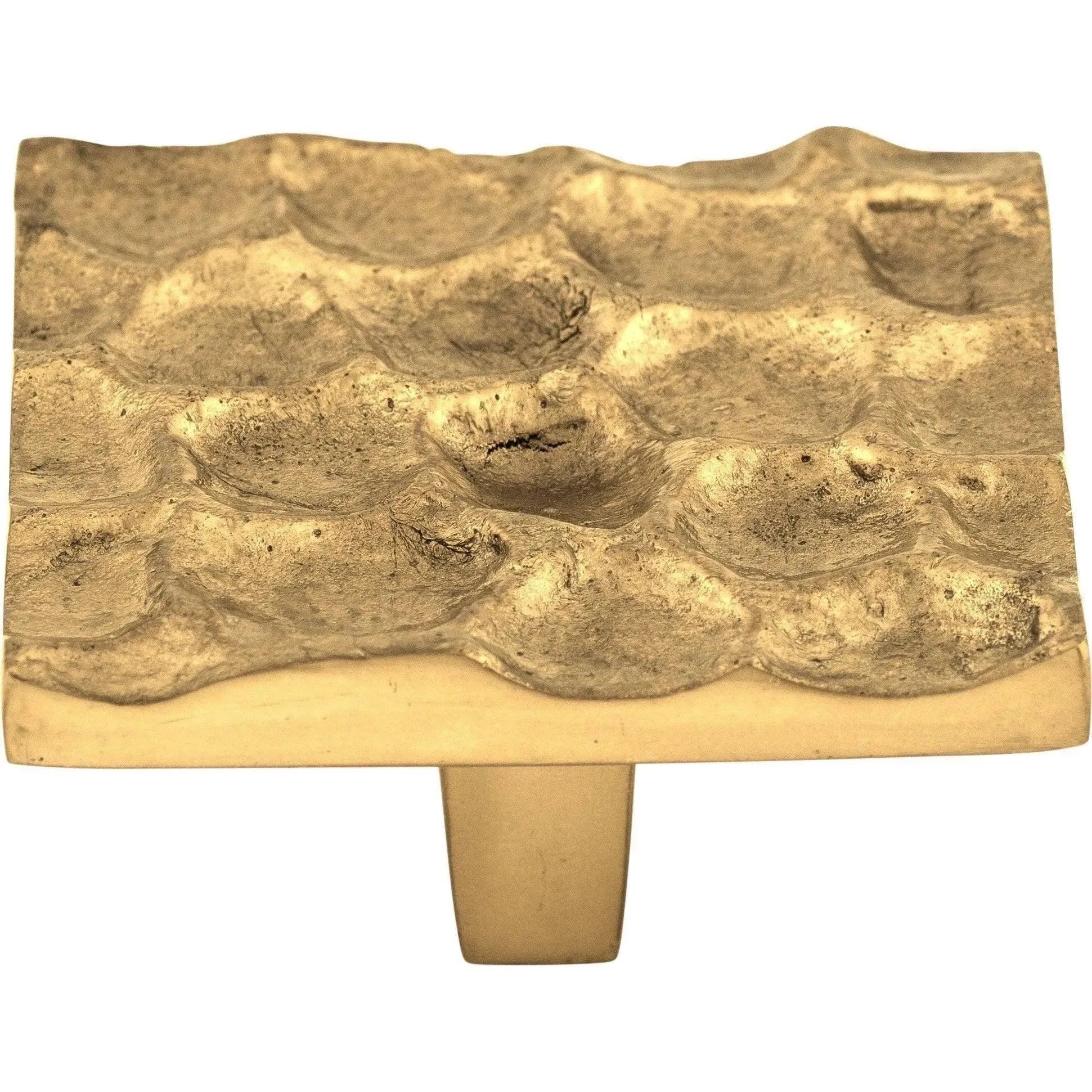 Top Knobs - Cobblestone Square Knob - TK302BR | Montreal Lighting & Hardware