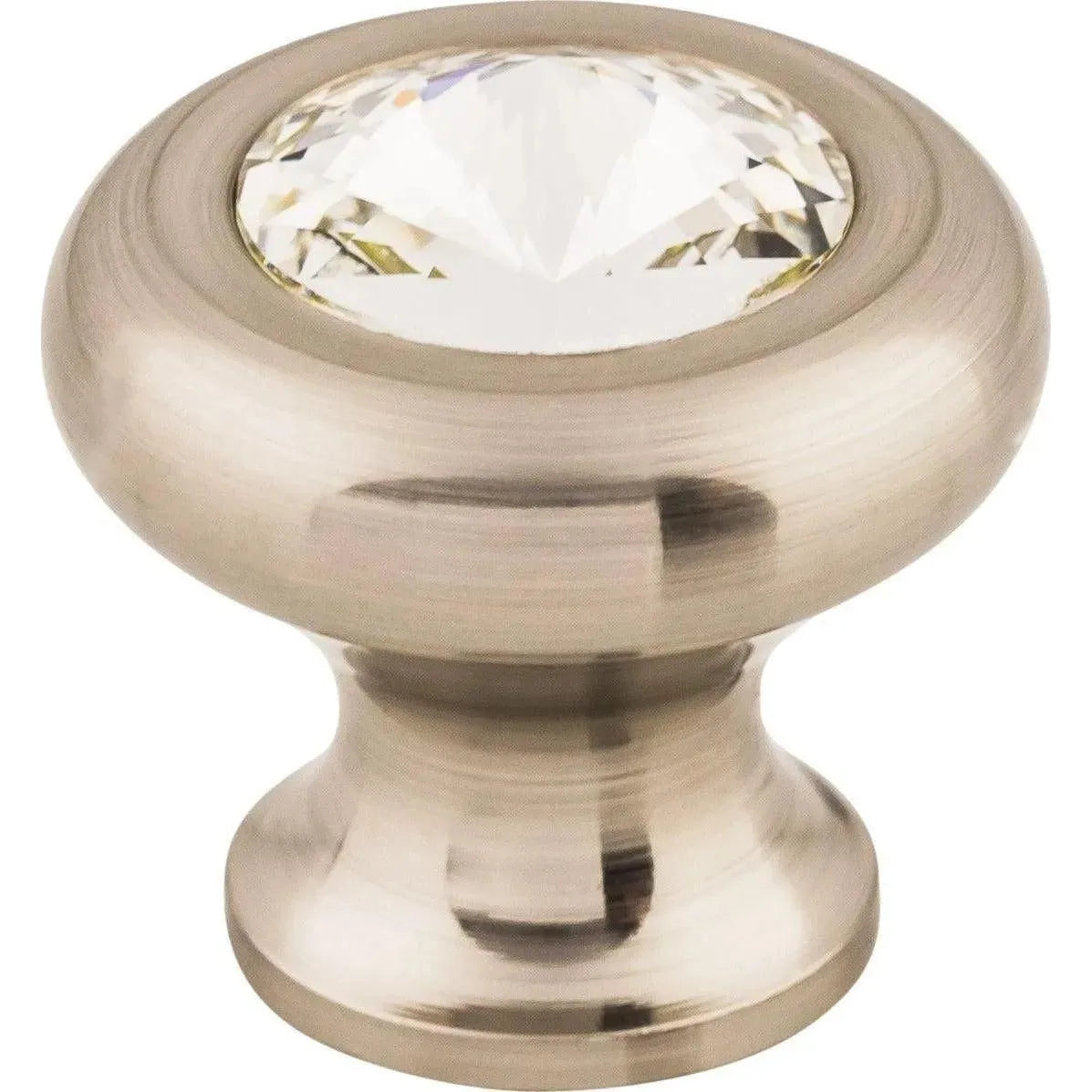 Top Knobs - Hayley Crystal Knob Clear - TK846BSN | Montreal Lighting & Hardware
