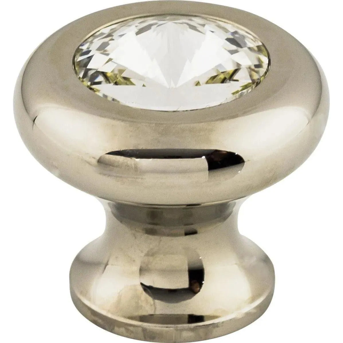 Top Knobs - Hayley Crystal Knob Clear - TK846PN | Montreal Lighting & Hardware