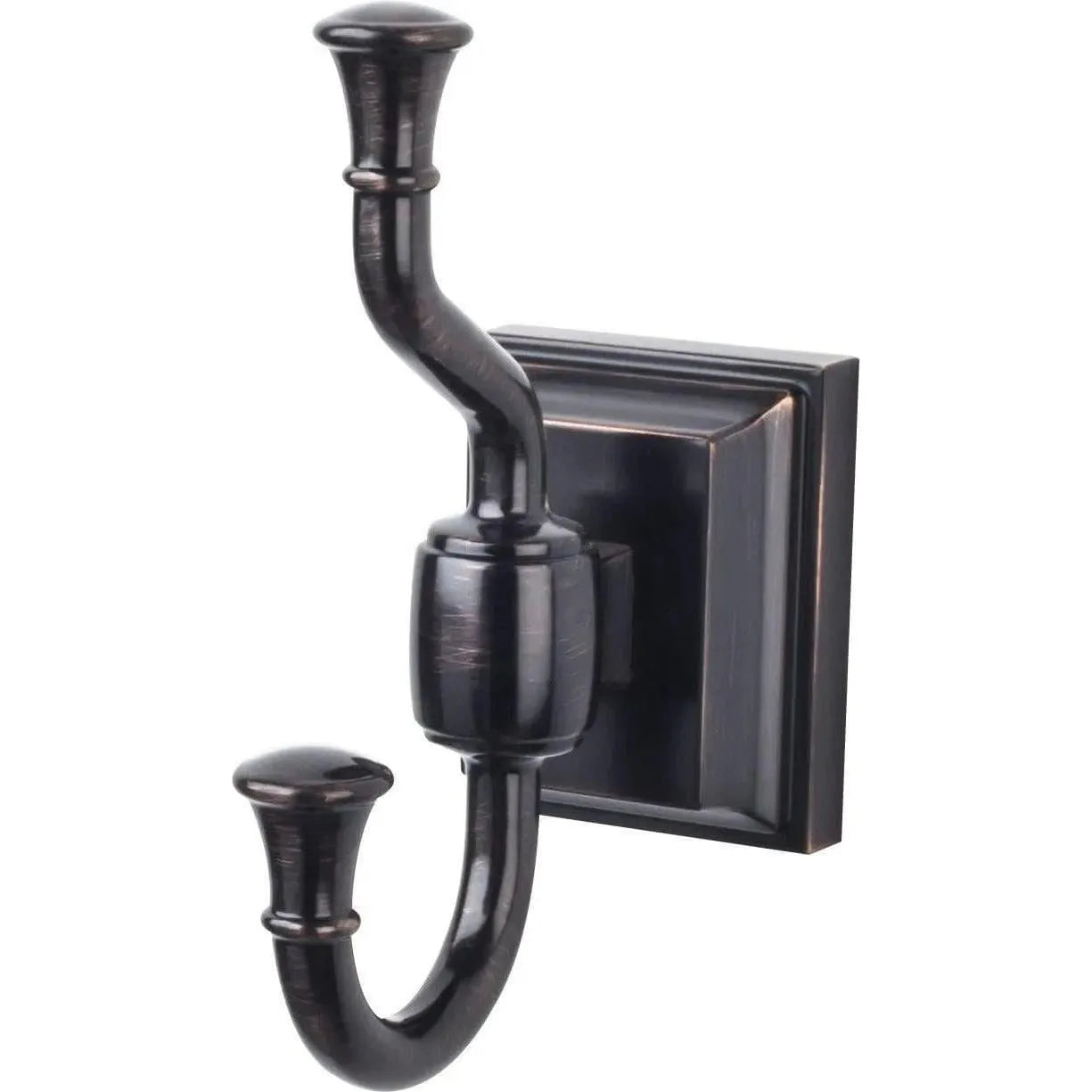 Top Knobs - Stratton Bath Double Hook - STK2TB | Montreal Lighting & Hardware