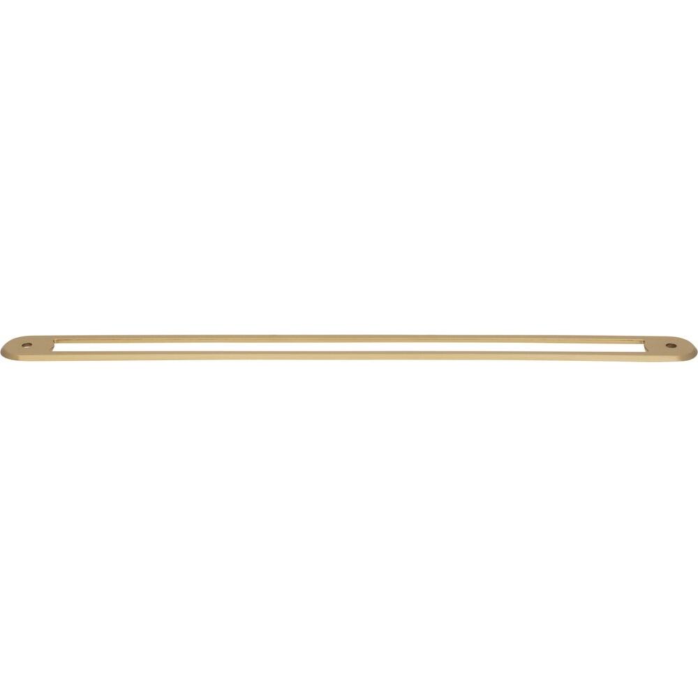 Top Knobs - TK3357HB - Brockwell Backplate - Brockwell - Honey Bronze