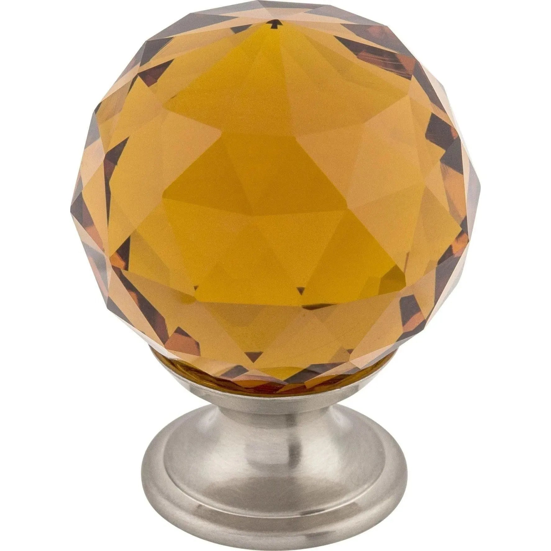 Top Knobs - Wine Crystal Knob - TK122BSN | Montreal Lighting & Hardware