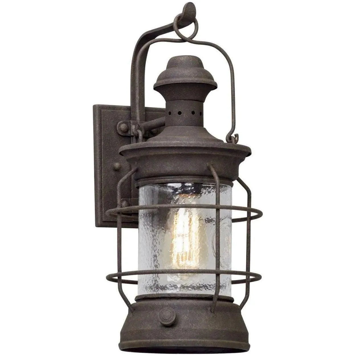 Troy Lighting - Atkins Wall Lantern - B5052-HBZ | Montreal Lighting & Hardware