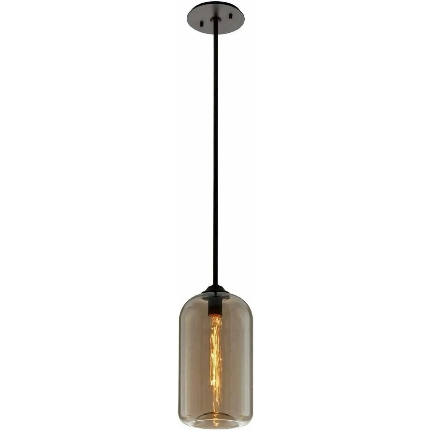 Troy Lighting - District Pendant - F5571-SBK | Montreal Lighting & Hardware