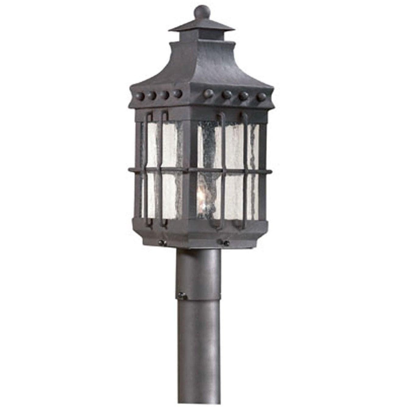 Troy Lighting - Dover Post Lantern - PCD8972NB | Montreal Lighting & Hardware