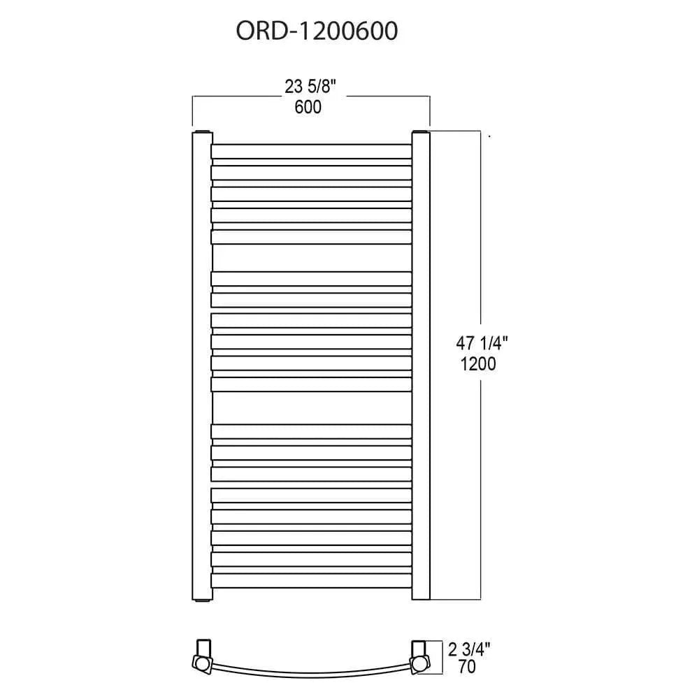 Vernon Towel Warmers - Chicago Towel Warmer - ORD-0800500-PC | Montreal Lighting & Hardware
