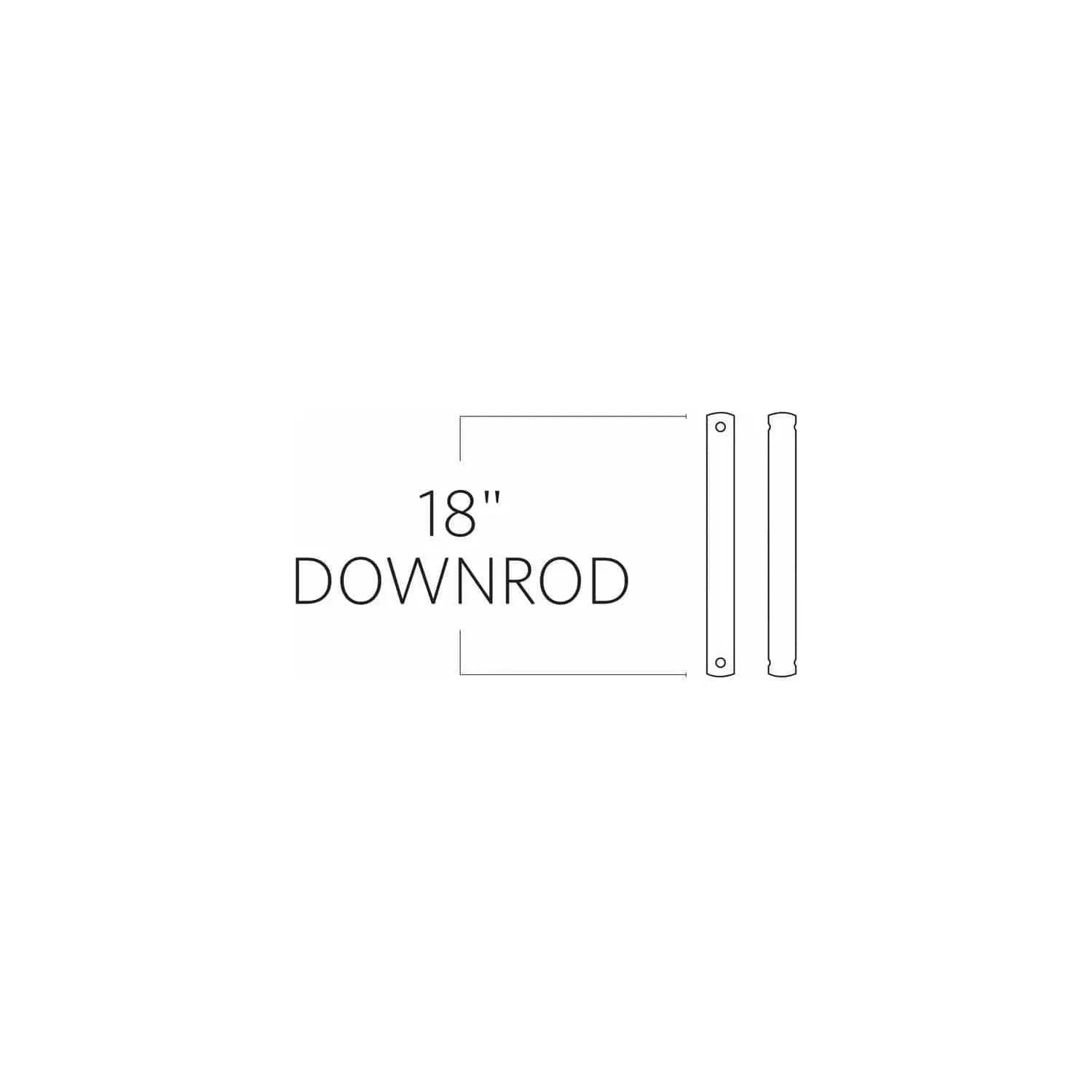 Visual Comfort Fan Collection - Minimalist Downrod - DRM18AGP | Montreal Lighting & Hardware