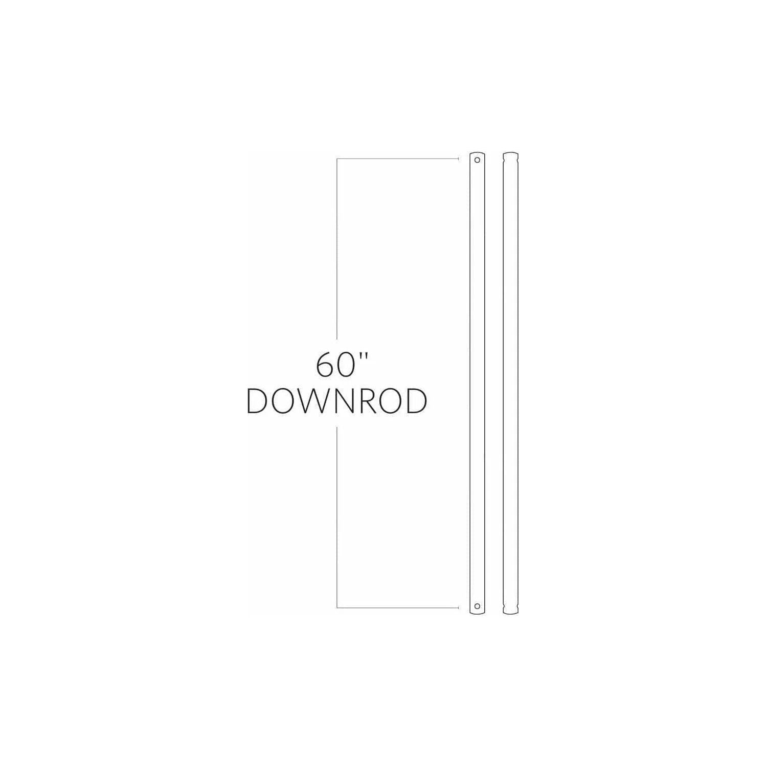 Visual Comfort Fan Collection - Monte Carlo Fan 60" Downrod - DR60MBK | Montreal Lighting & Hardware