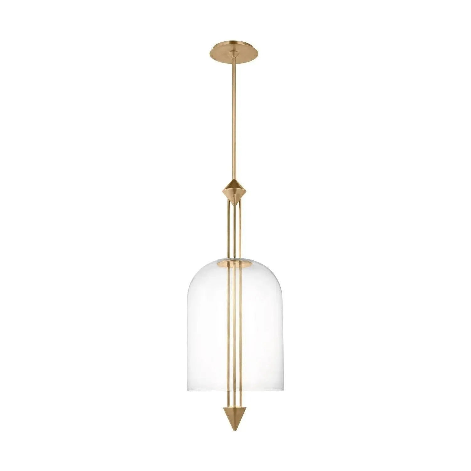 Visual Comfort Modern Collection - Cathedral LED Pendant - SLPD31627CNB | Montreal Lighting & Hardware