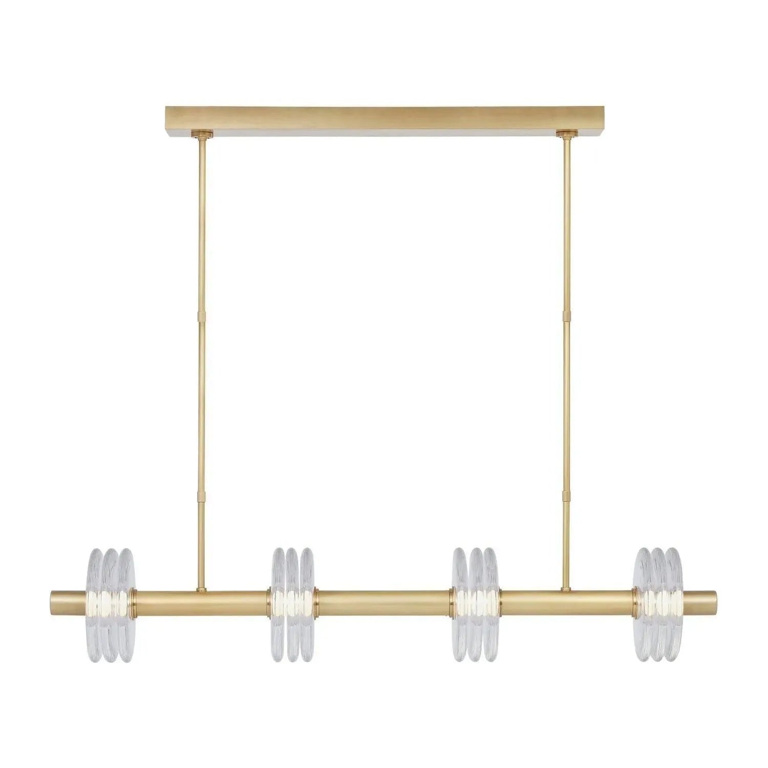 Collection moderne Visual Comfort - Laurel LED linéaire Suspendu - KWLS20927CNB | Montreal Luminaire & Quincaillerie