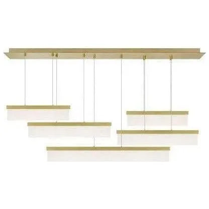 Visual Comfort Modern Collection - Sweep LED Linear Chandelier - 700LSSWPR-LED930 | Montreal Lighting & Hardware