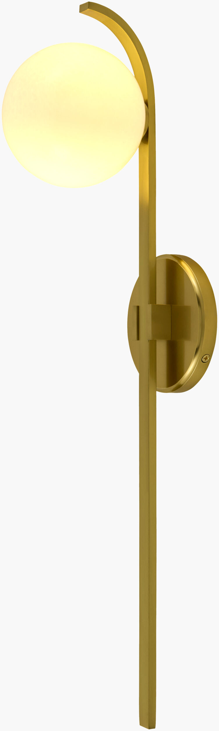 Surya VON-001 Velion Wall Sconce in Brass