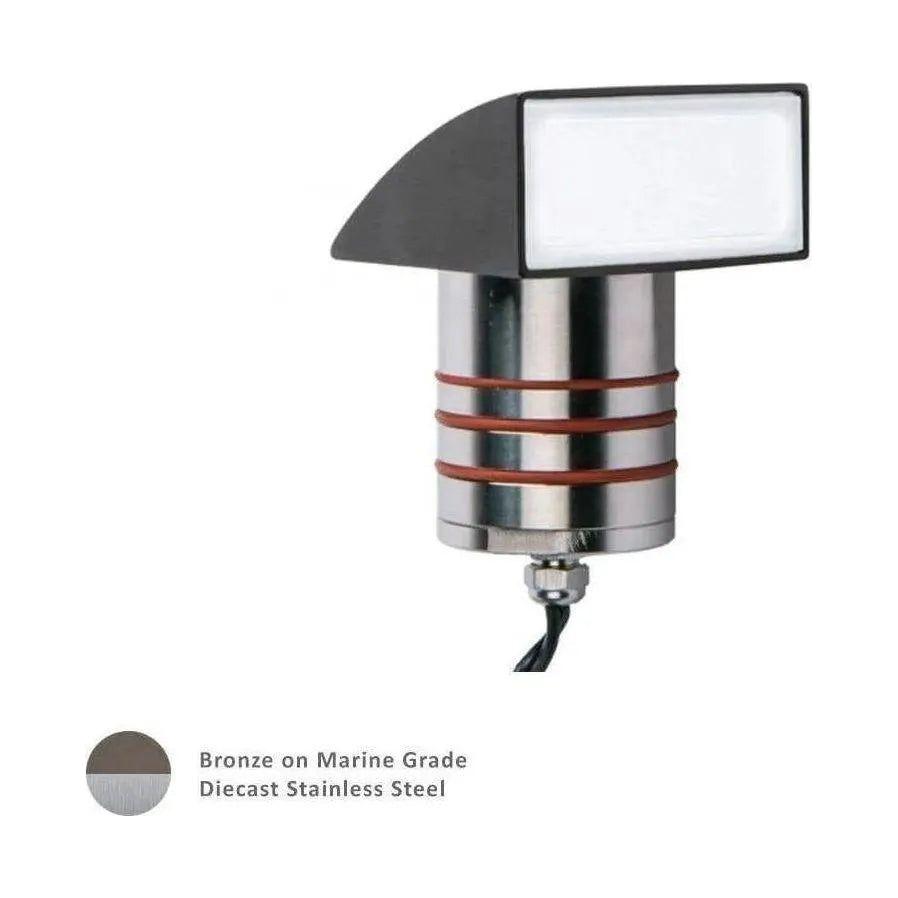 WAC Lighting - 2081 2-Inch LED Ground Hood Recessed Inground/Indicator Light - 2081-30BS | Montreal Lighting & Hardware