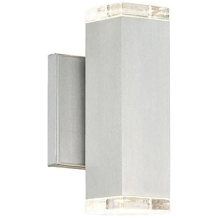 WAC Lighting - Block LED Outdoor Wall Light - WS-W61808-AL | Montreal Lighting & Hardware