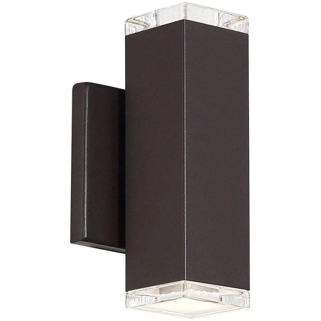 WAC Lighting - Block LED Outdoor Wall Light - WS-W61808-BZ | Montreal Lighting & Hardware