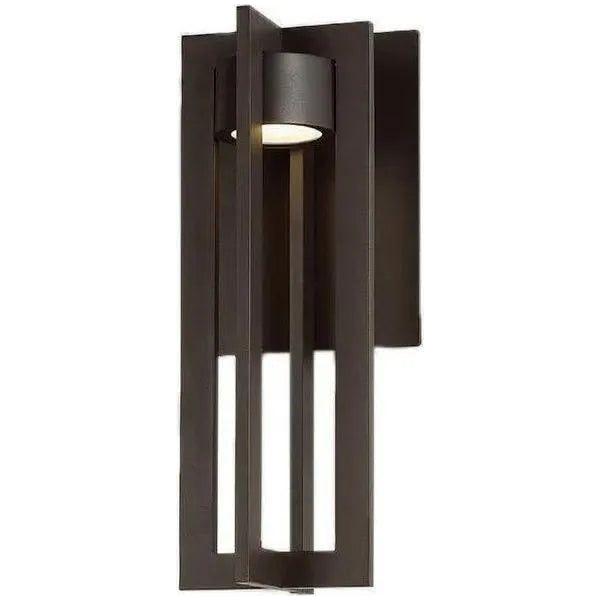 WAC Lighting - Chamber LED Outdoor Wall Light - WS-W48616-BZ | Montreal Lighting & Hardware