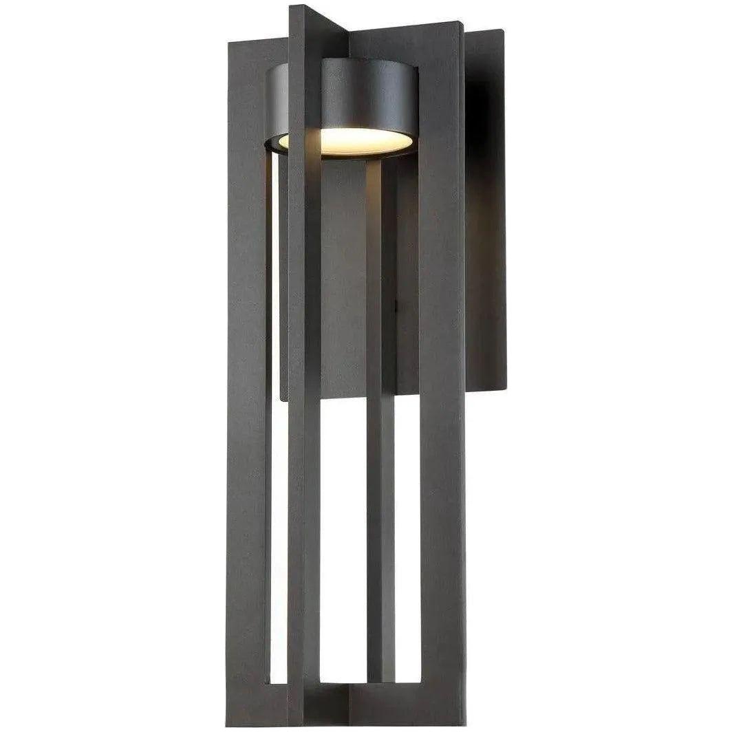 WAC Lighting - Chamber LED Outdoor Wall Light - WS-W48620-BZ | Montreal Lighting & Hardware