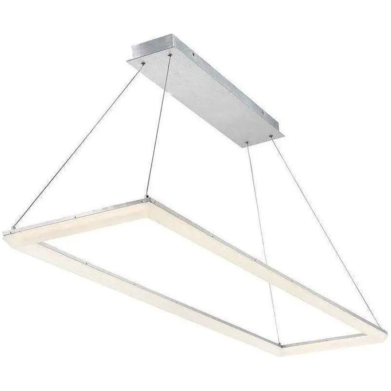 WAC Lighting - Frame LED Linear Suspension - PD-29858-AL | Montreal Lighting & Hardware