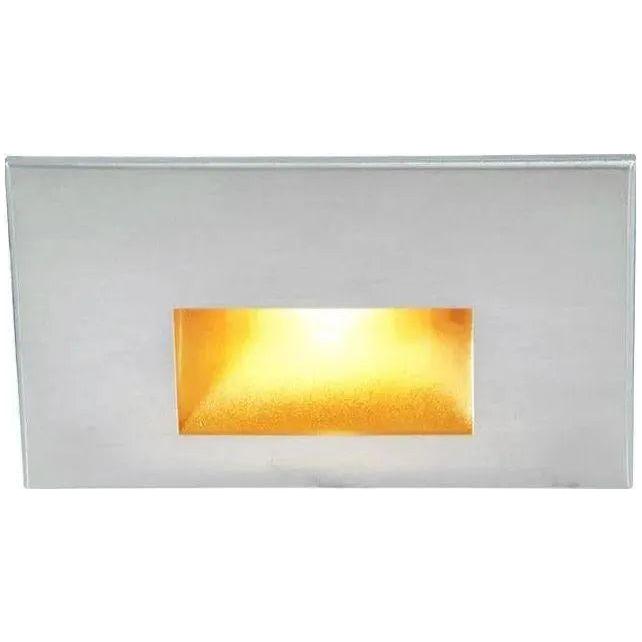 WAC Lighting - LEDme Horizontal LED100 Step and Wall Light - WL-LED100-AM-SS | Montreal Lighting & Hardware