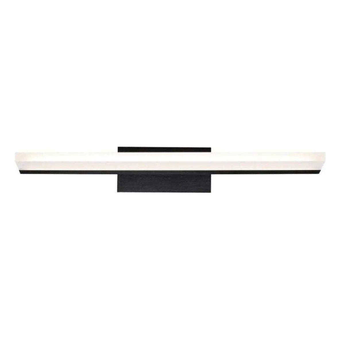WAC Lighting - Level LED Bathroom Vanity - WS-85618-BK | Montreal Lighting & Hardware