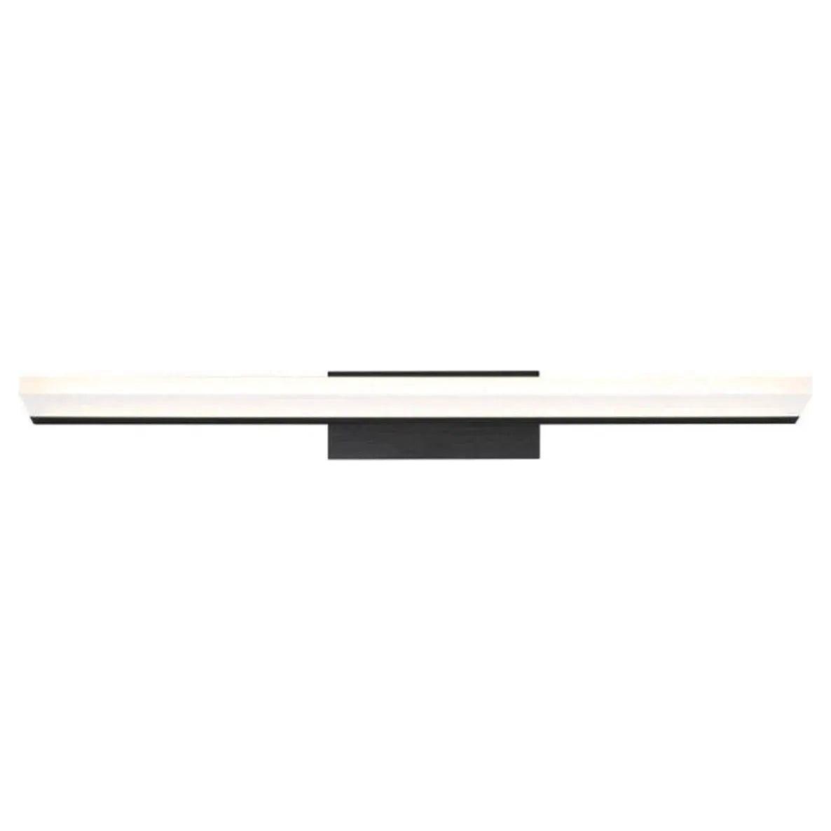 WAC Lighting - Level LED Bathroom Vanity - WS-85624-BK | Montreal Lighting & Hardware