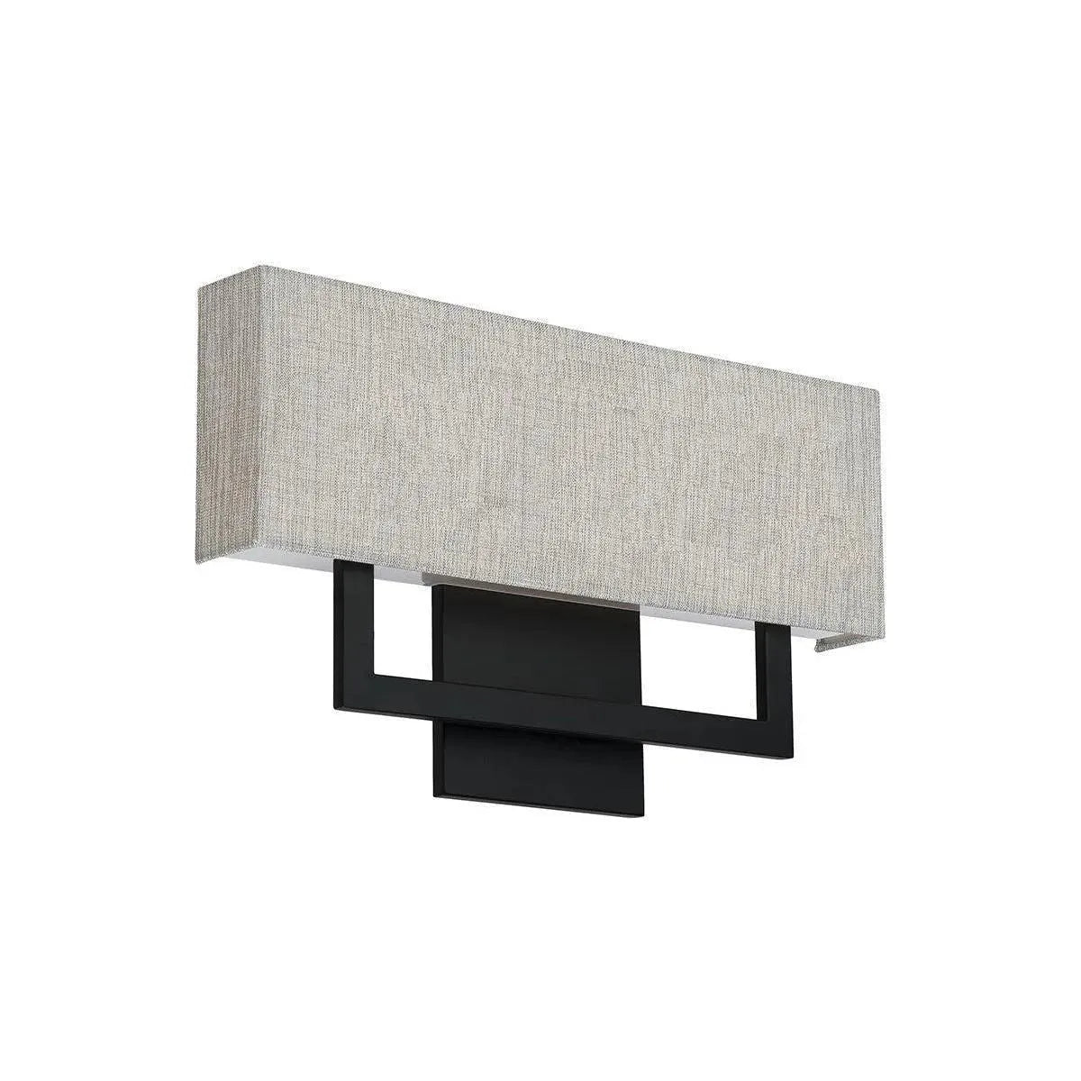WAC Lighting - Manhattan LED Wall Sconce - WS-13122-BK | Montreal Lighting & Hardware