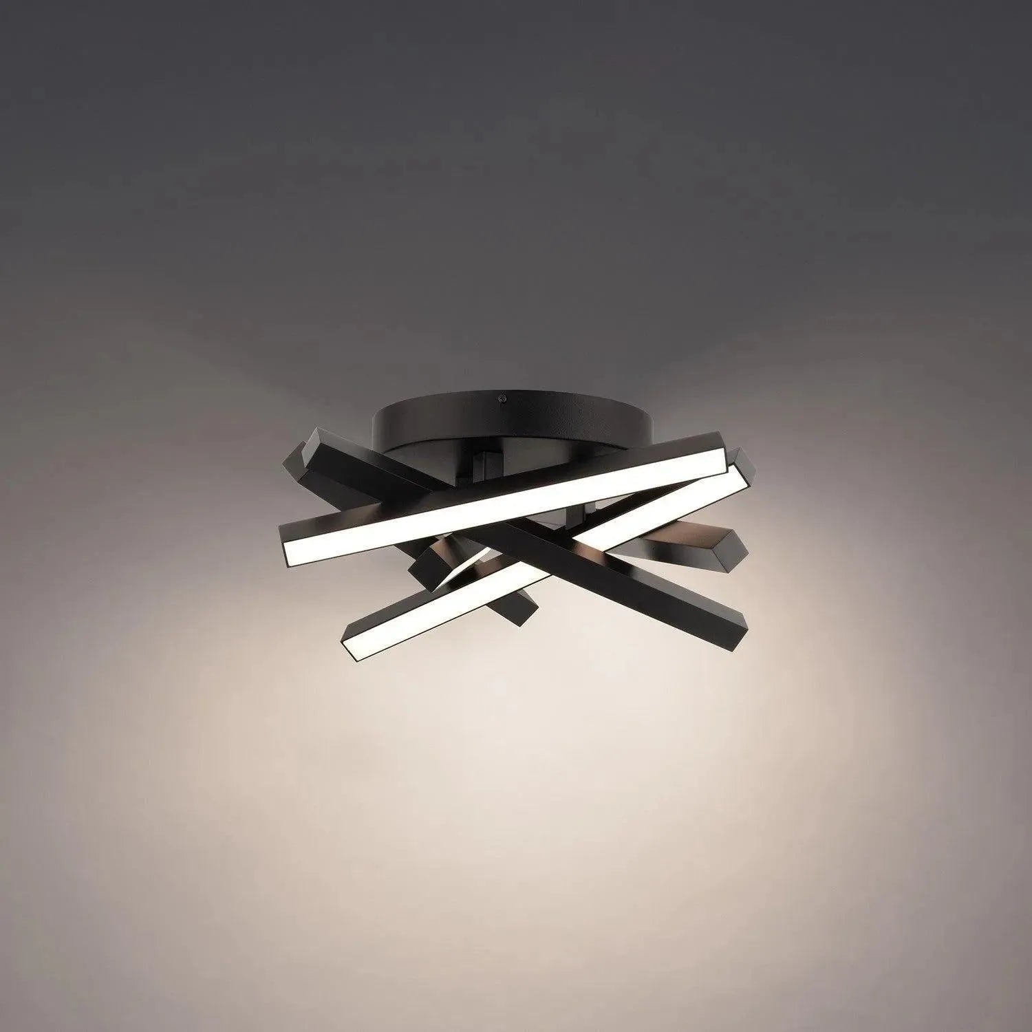WAC Lighting - Parallax LED Flush Mount - FM-73116-35-BK | Montreal Lighting & Hardware