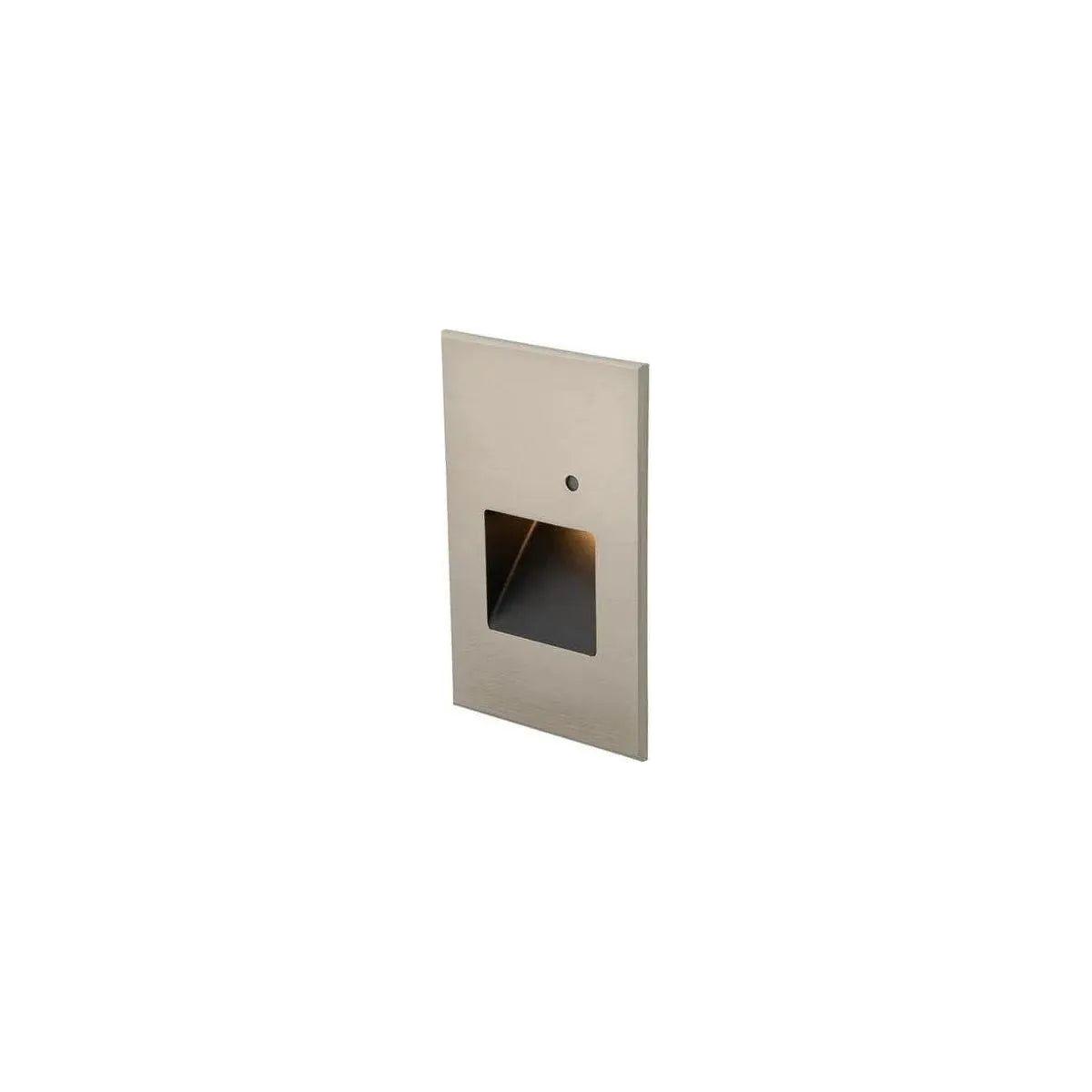 WAC Lighting - Step Light With Photocell Vertical LED Step and Wall Light - WL-LED202-AM-BN | Montreal Lighting & Hardware