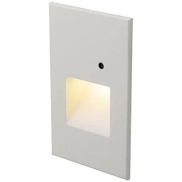 WAC Lighting - Step Light With Photocell Vertical LED Step and Wall Light - WL-LED202-AM-WT | Montreal Lighting & Hardware
