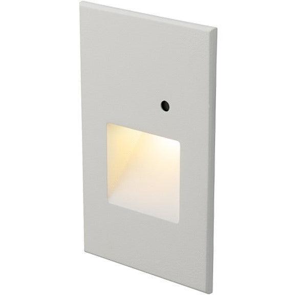 WAC Lighting - Step Light With Photocell Vertical LED Step and Wall Light - WL-LED202-AM-WT | Montreal Lighting & Hardware