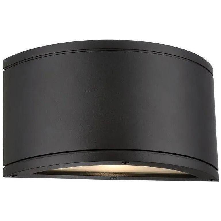 WAC Lighting - Tube Half Cylinder LED Outdoor Wall Light - WS-W2610-BK | Montreal Lighting & Hardware