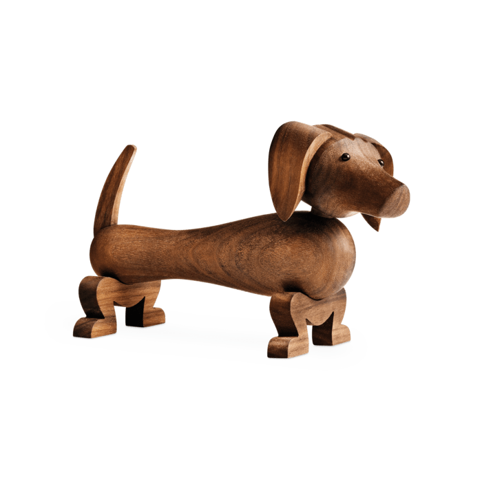 Kay Bojesen 39201 Figurine en bois pour chien en noyer