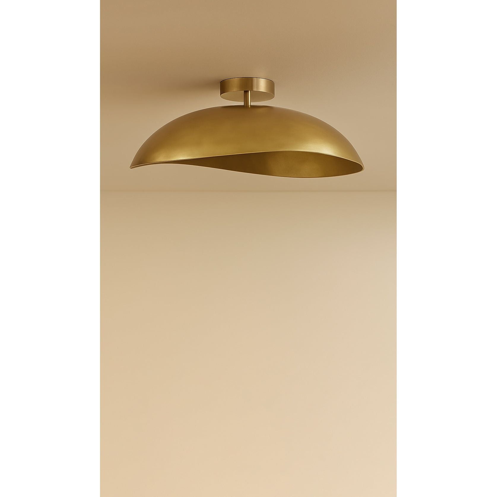 Dounia Home - DH-ZAHSEMFLU-MD-PC - Zahra Semi-Flush - Polished Copper