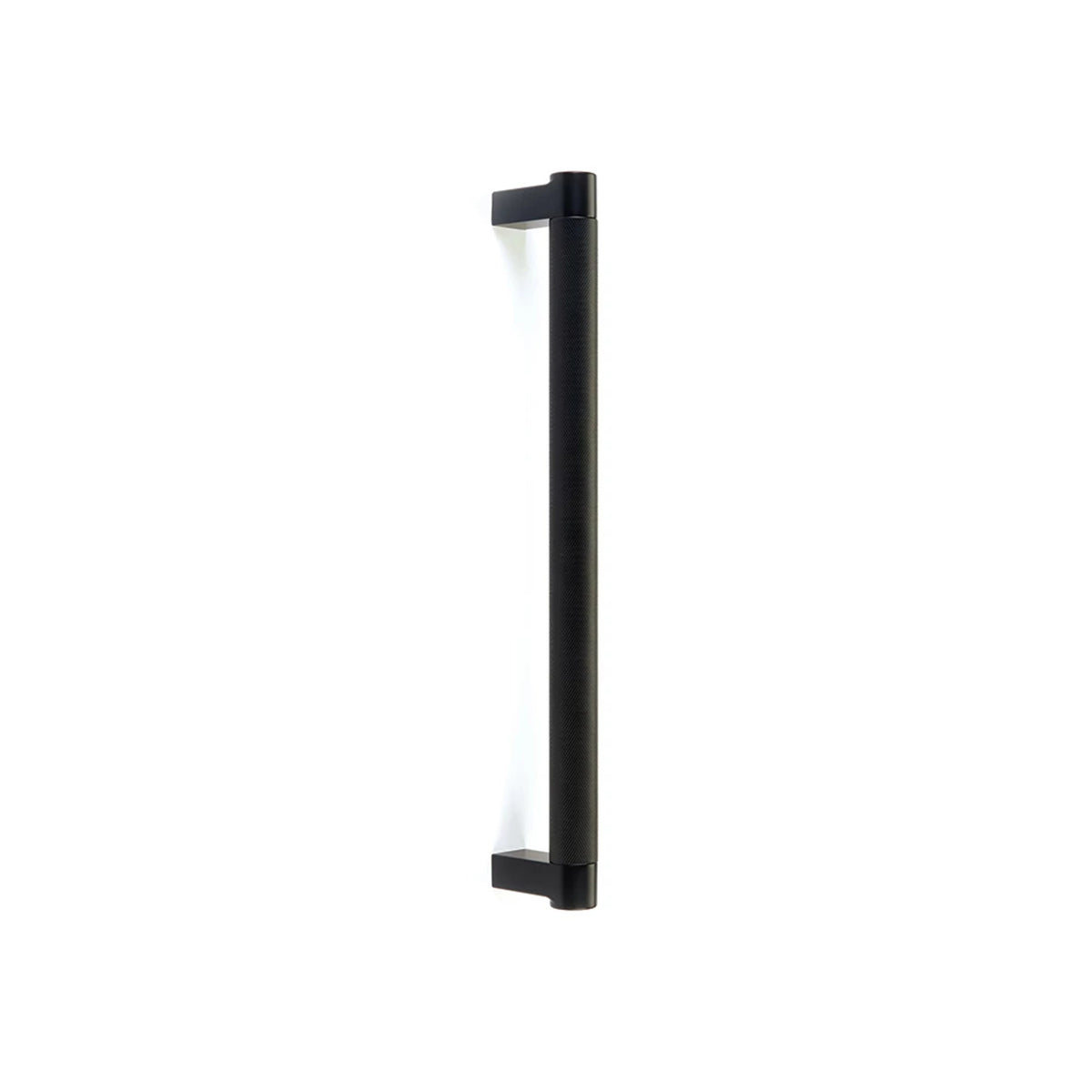 Emtek 84070.RECUS19.KNUS19 Select Rectangular Knurled Appliance Pull Flat Black in Flat Black (US19)