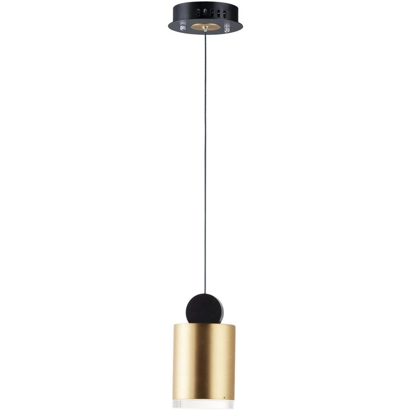 ET2 Lighting - Nob LED Pendant - E20862-75BKGLD | Montreal Lighting & Hardware