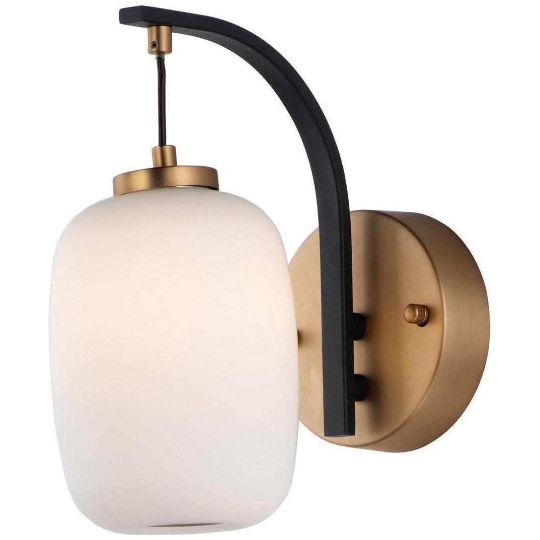 ET2 Lighting - Soji LED Wall Sconce - E25061-92BKGLD | Montreal Lighting & Hardware