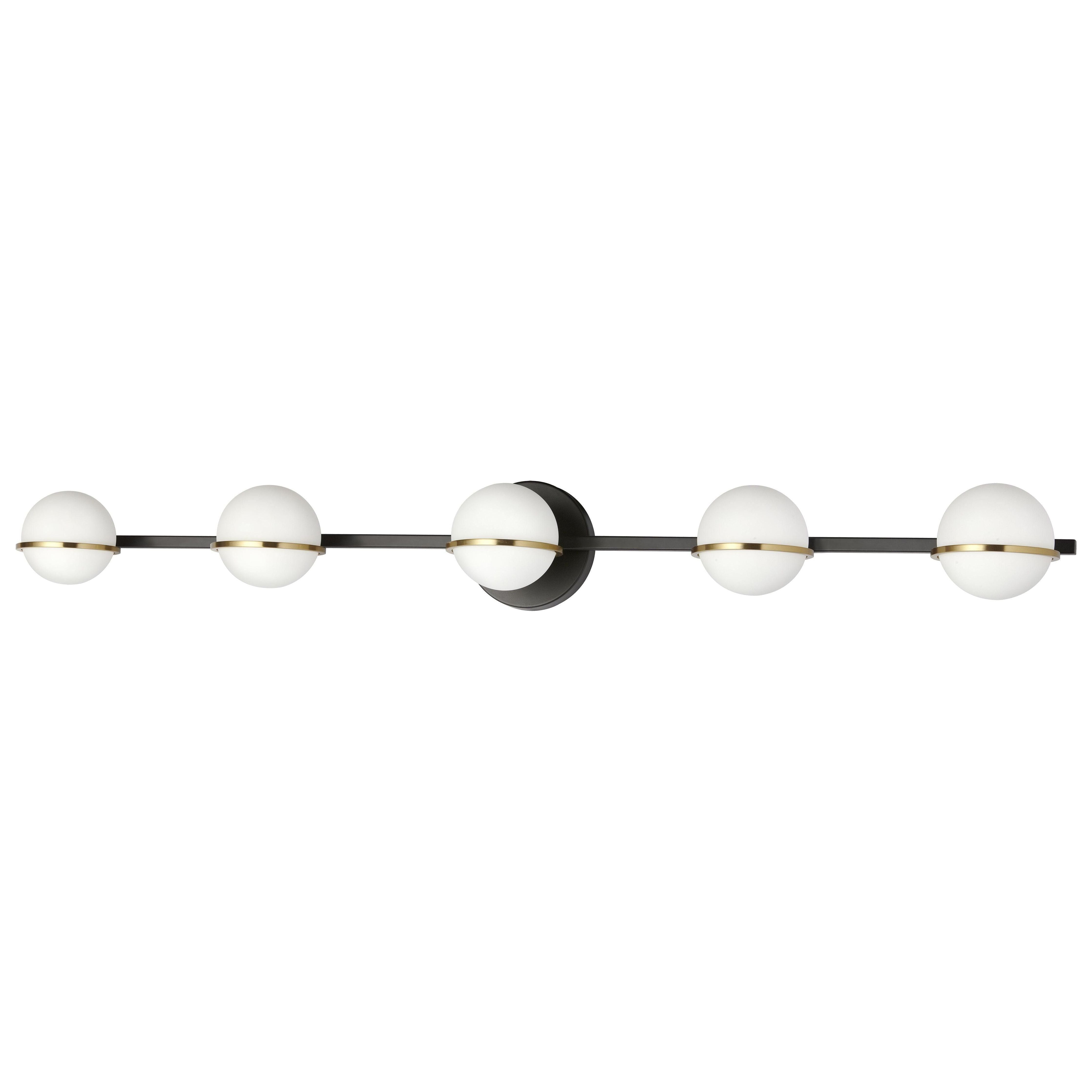 Dainolite - Sofia Vanity - SOF-415W-MB-AGB | Montreal Lighting & Hardware