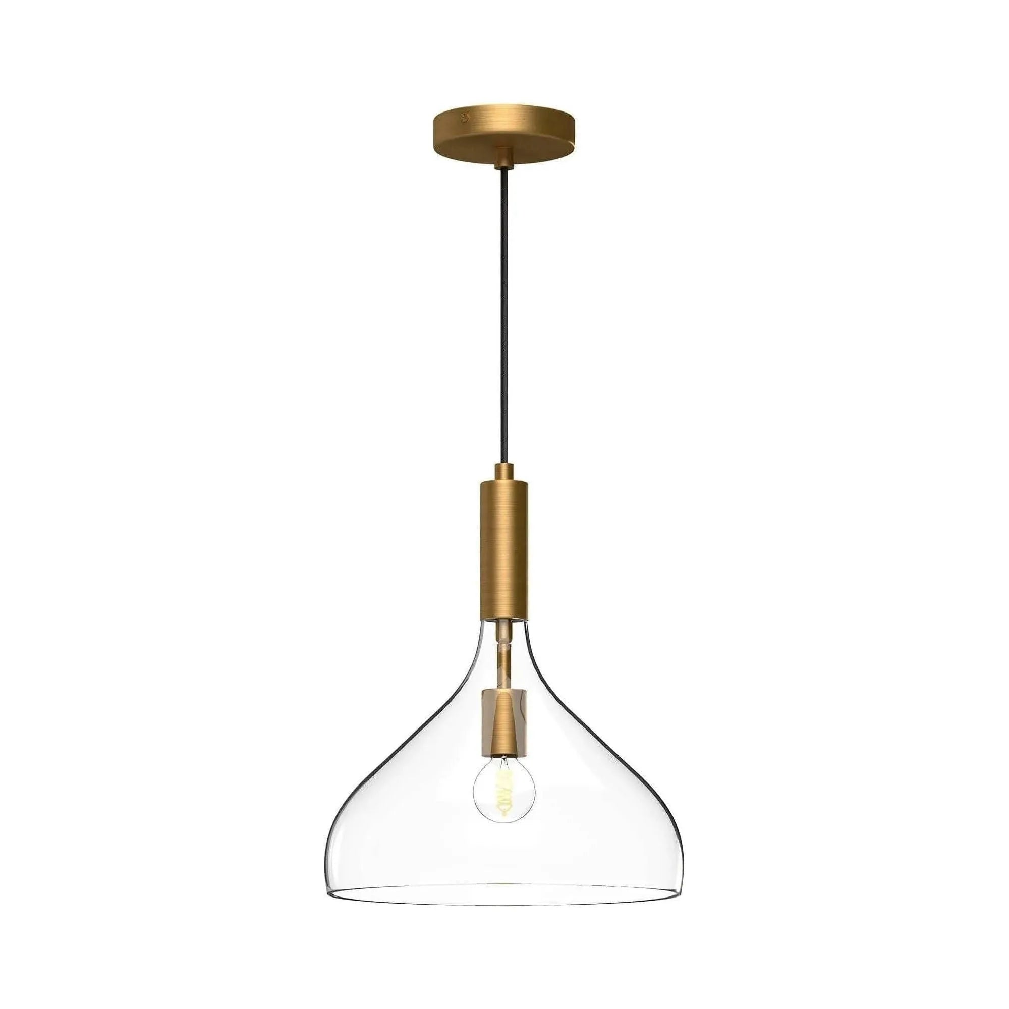 Alora Lighting - Belleview Pendant - PD532312AGCL | Montreal Lighting & Hardware