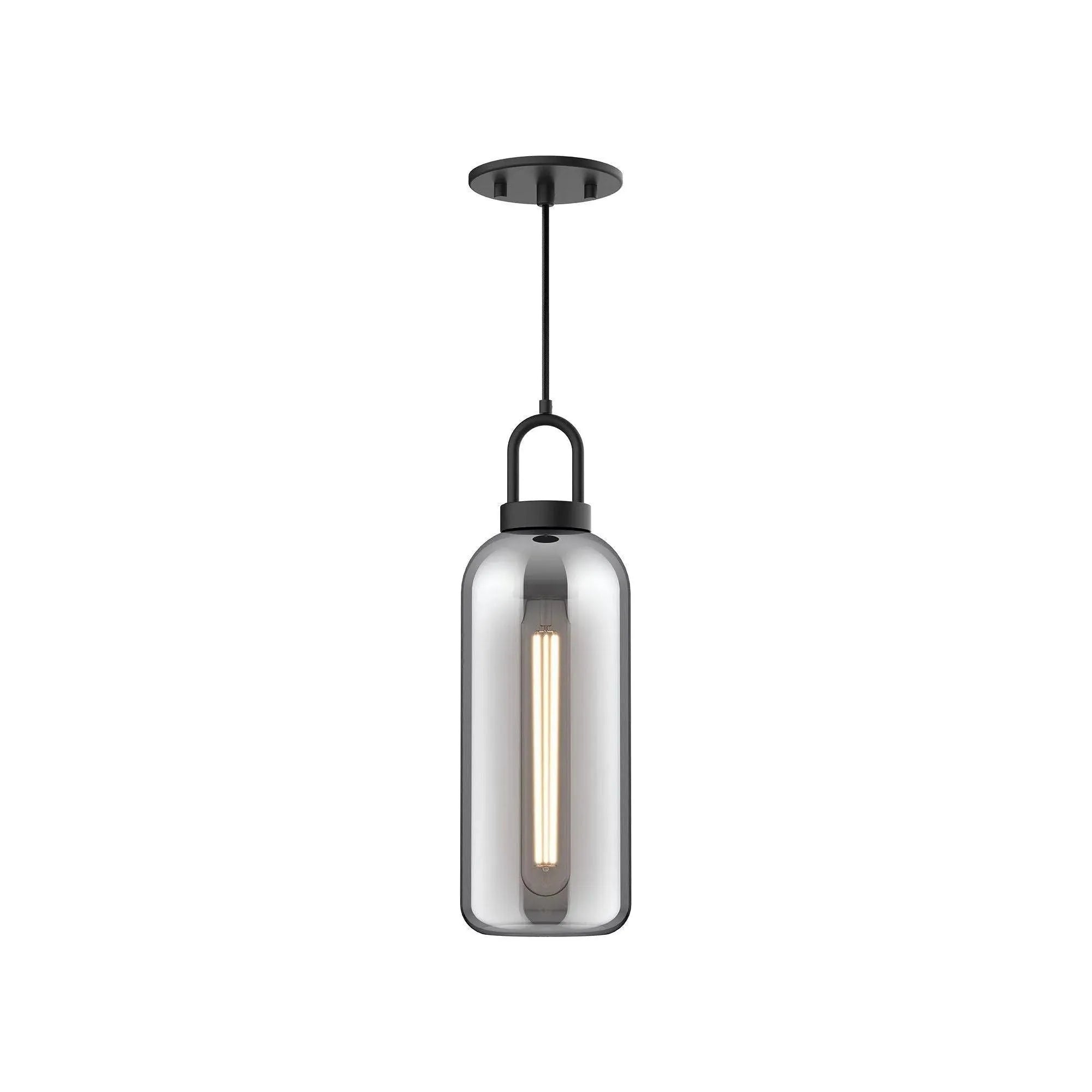 Alora Lighting - Soji Cylinder Pendant - PD401505MBSM | Montreal Lighting & Hardware